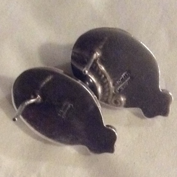 Classy Black Onyx Sterling Silver Earrings - Picture 9 of 10